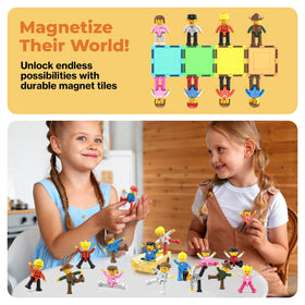PicassoTiles storytelling boost as characters join magnetic tile builds.