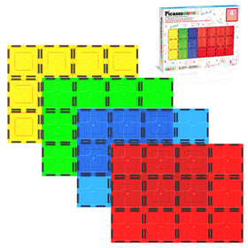 PicassoTiles Supersize Stabilizer Base Plate-12x9 offers a sturdy foundation for extensive builds.