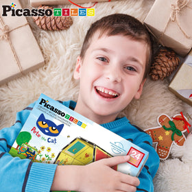 Bright colors and tactile magnets support coordination and visual perception during playtime.