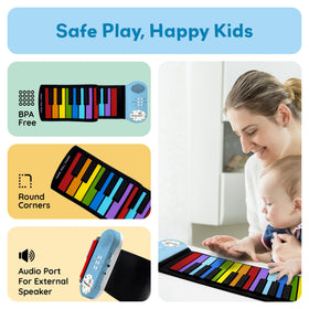 PicassoTiles compact travel-friendly piano suits classrooms and home play.