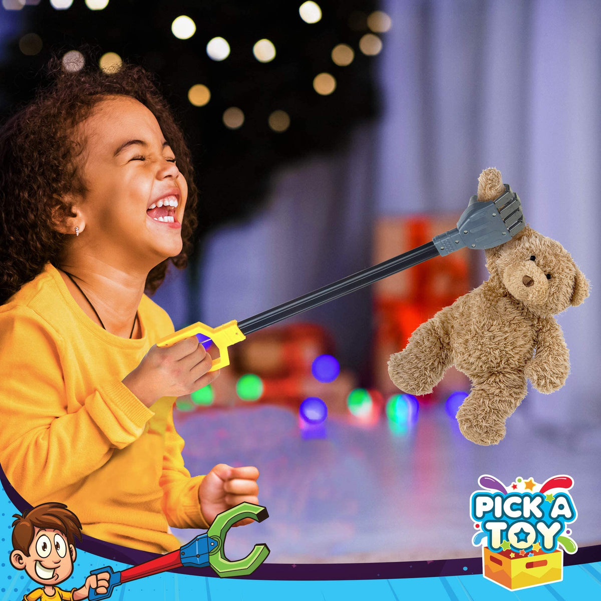 PICK A TOY Small-Hands Design fits young children’s grip