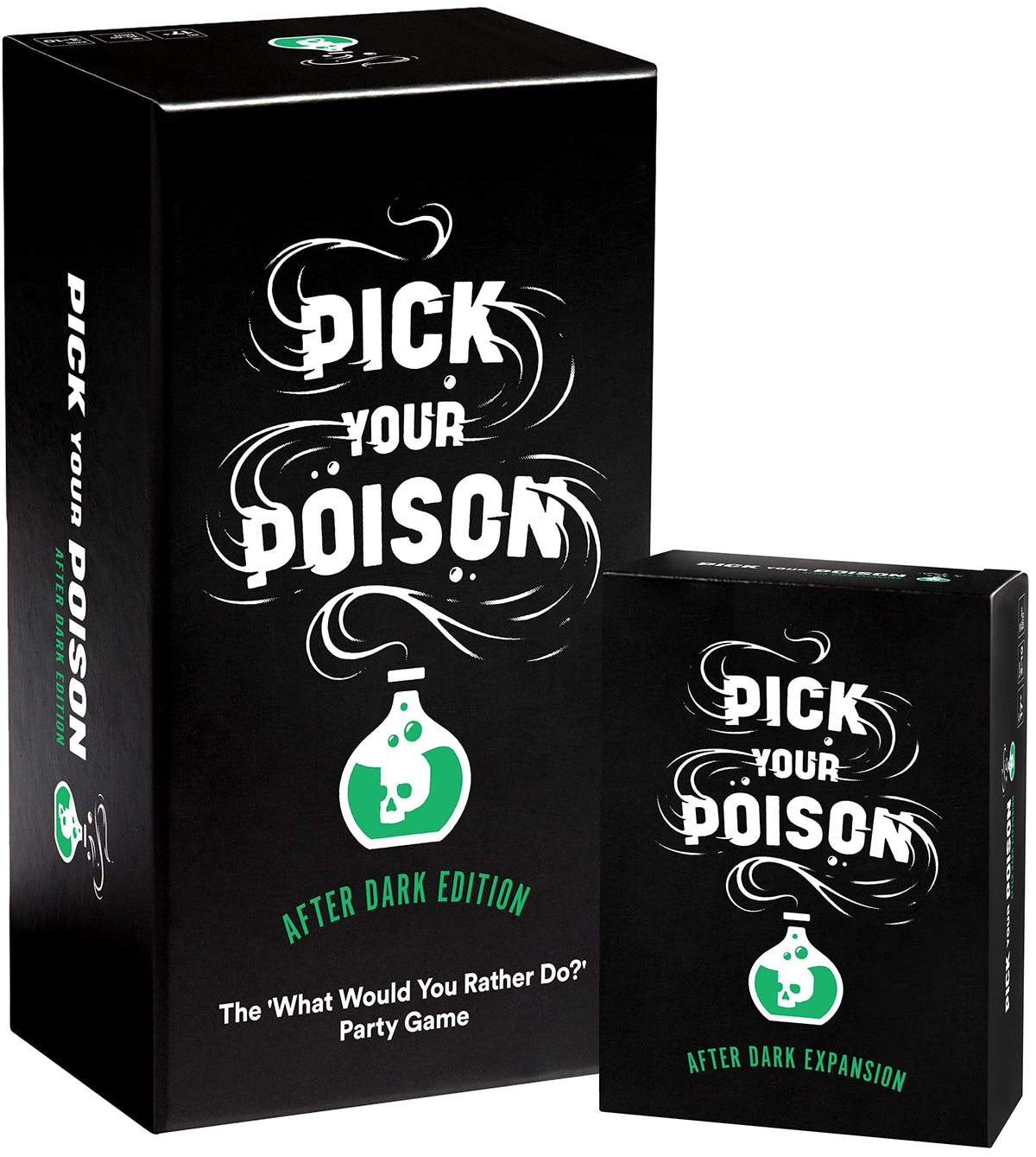 Pick Your Poison After Dark card game setup ready for a lively party night.
