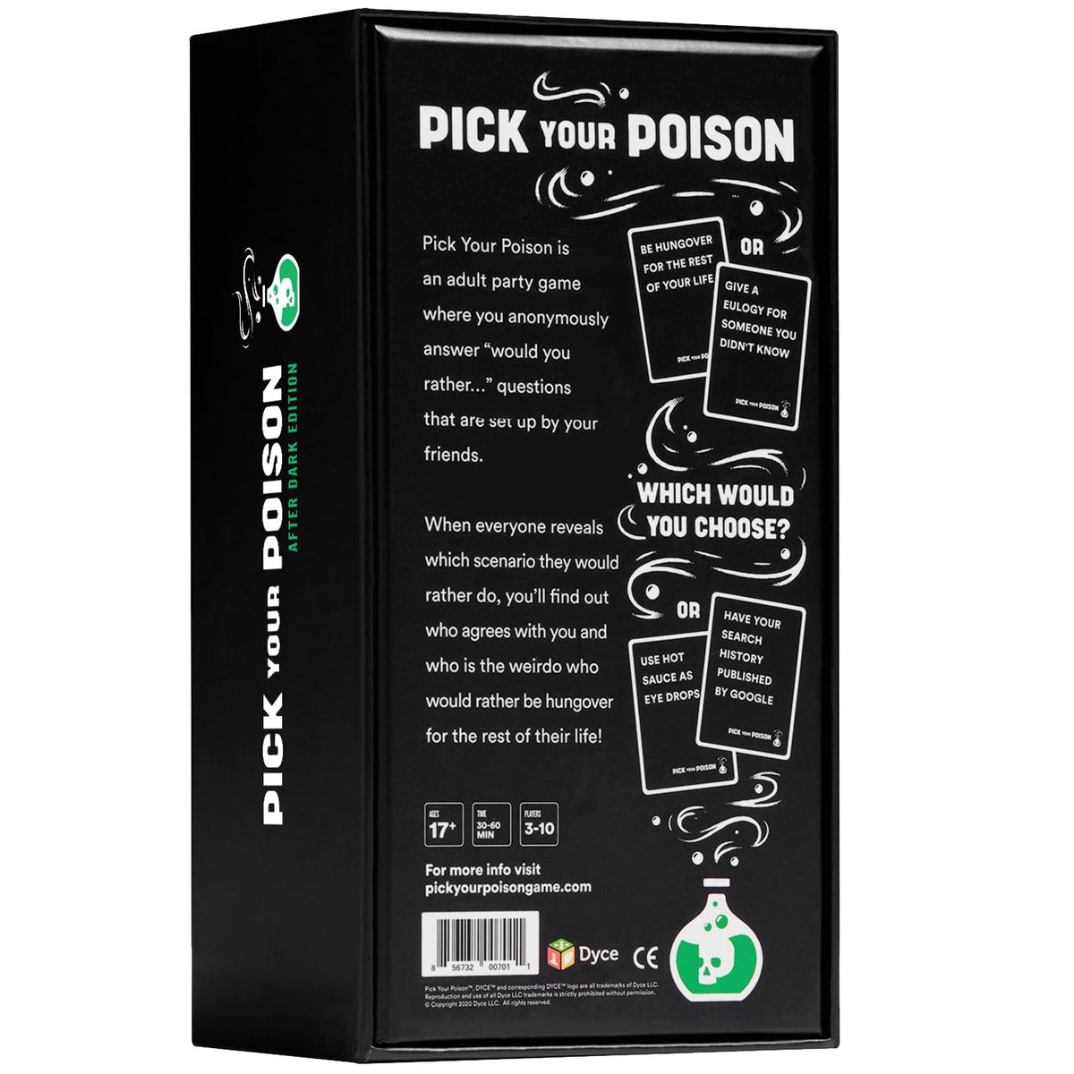 Stocking stuffer idea with Pick Your Poison After Dark gift.