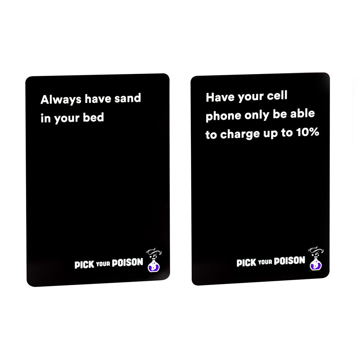 Friends and family enjoy Pick Your Poison, sparking playful conversation and bold choices.