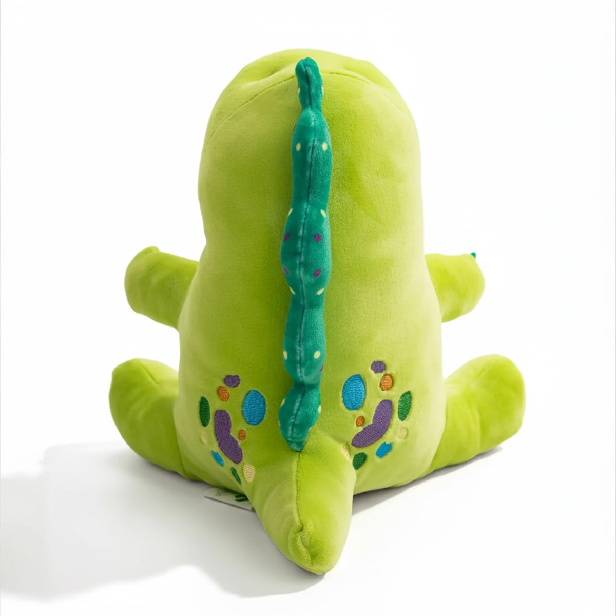 Moriah Elizabeth Pickle Plushie close-up shows quality stitching and fabric.