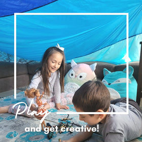 Pickle & Olive ez clipz blanket loops attach easily to furniture.