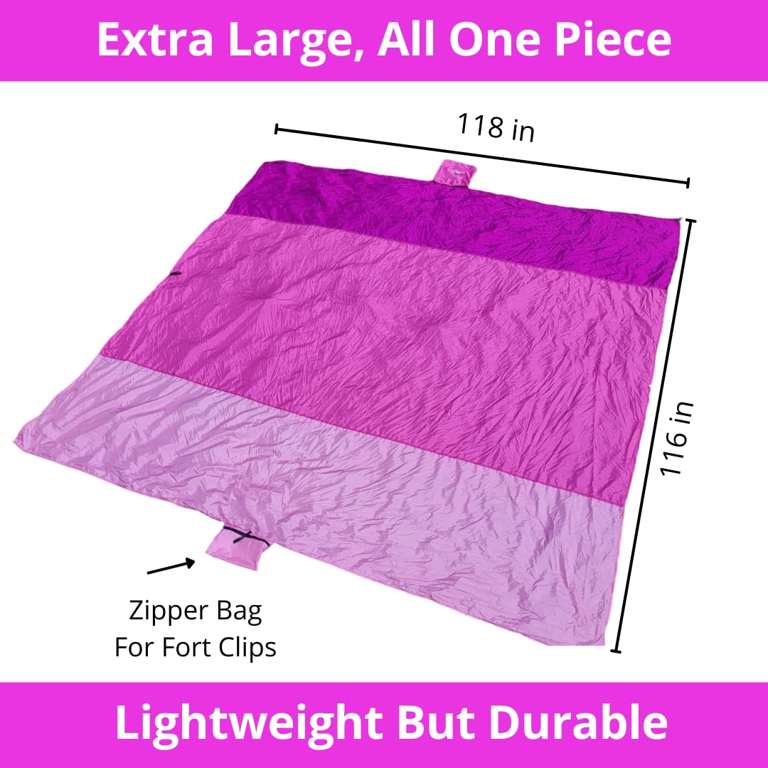 Pickle & Olive ez clipz soft parachute nylon fabric for play