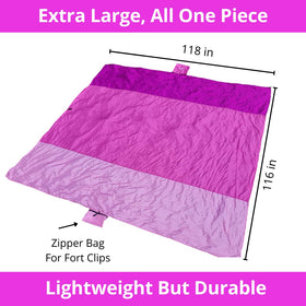 Pickle & Olive ez clipz soft parachute nylon fabric for play