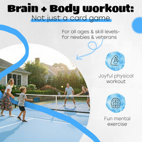 Pickleball Twist card game-energize-your-game inspires lively rallies and teamwork.