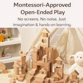 Pidoko Kids blocks in a classroom setting for collaborative preschool activities.