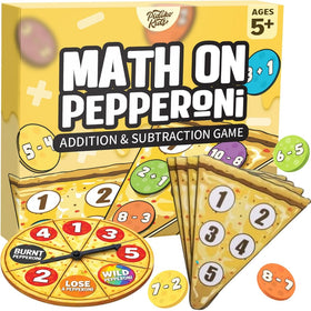 Pidoko Kids Matheroni Pepperoni game play scene promotes quick math practice.
