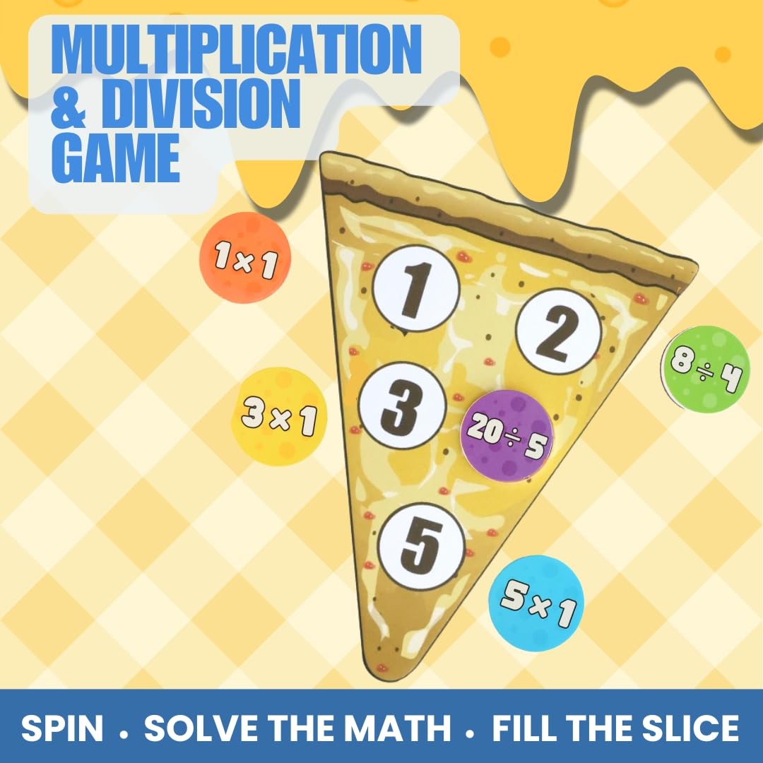 Pidoko Kids Matheroni pizza slices showing progress during play.