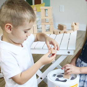 Pidoko Kids preschool block set promoting learning through hands-on play