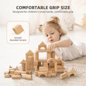 Pidoko Kids storage bucket with lid shape sorter aids cleanup and sorting.