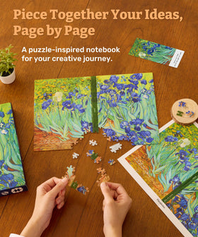 PieceRelax A5 notebook with puzzle-inspired cover adds personal style and durability