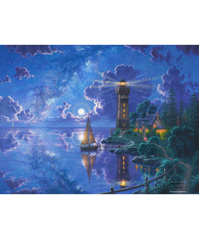 PieceRelax Abraham Hunter's Light of Peace 1000-piece puzzle for focused, relaxing completion.