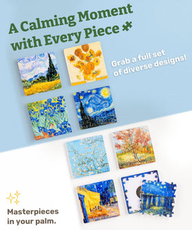 PieceRelax magnet puzzle features high-quality prints and vibrant artwork on a sturdy surface.