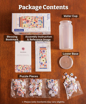 PieceRelax Puzzle vase doubles as decor and conversation piece.