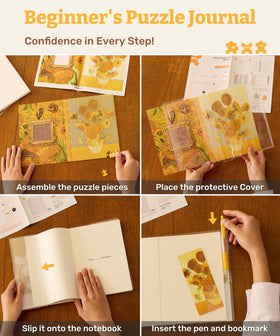 PieceRelax sturdy cover offers tactile, three-dimensional art feel.