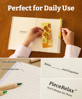 PieceRelax unique gift idea blends art, journaling, and inspiration.