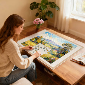 Piecevana jigsaw board makes a versatile gift for families