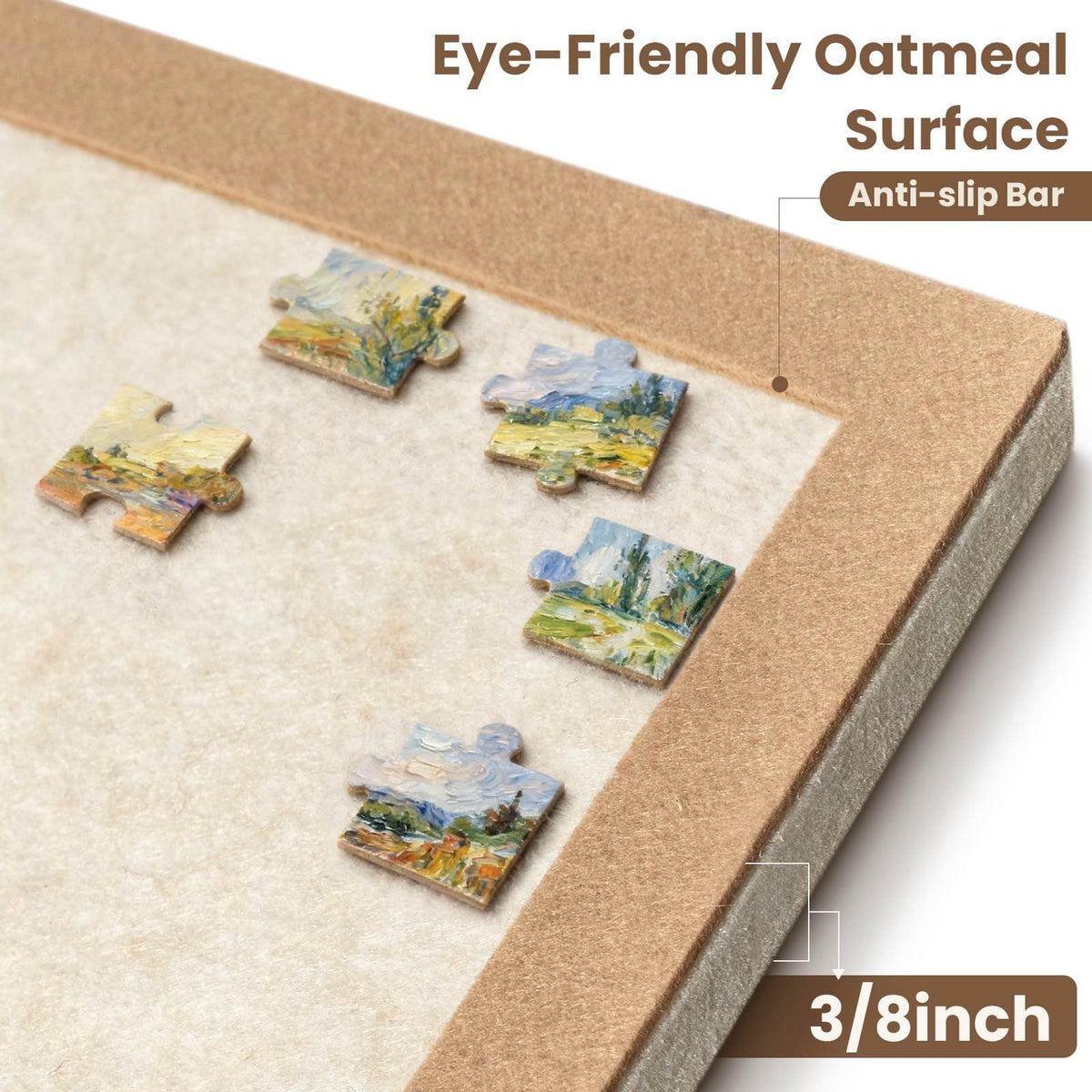 Piecevana jigsaw board ultra-light design easy to carry between rooms