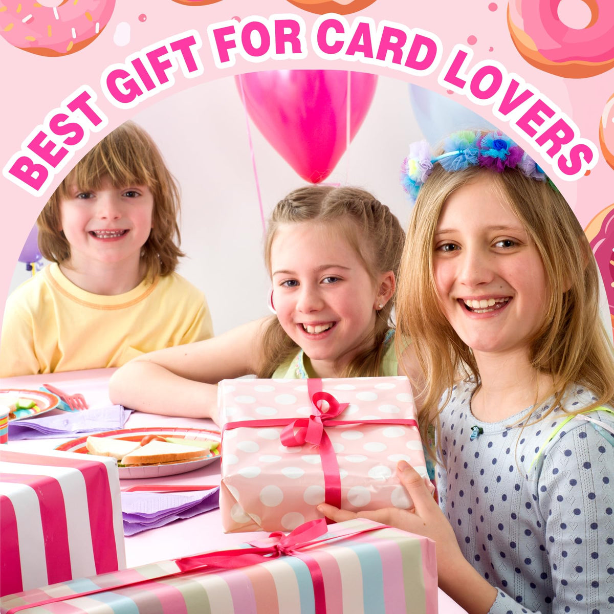 Piefectpie pink donut binder organized cards display versatility