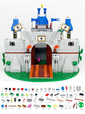 Piegricdiat clear instructions guide builders from start to stunning castle.