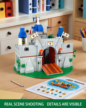 Piegricdiat detailed tower-arch features invite realistic castle-building inspiration.