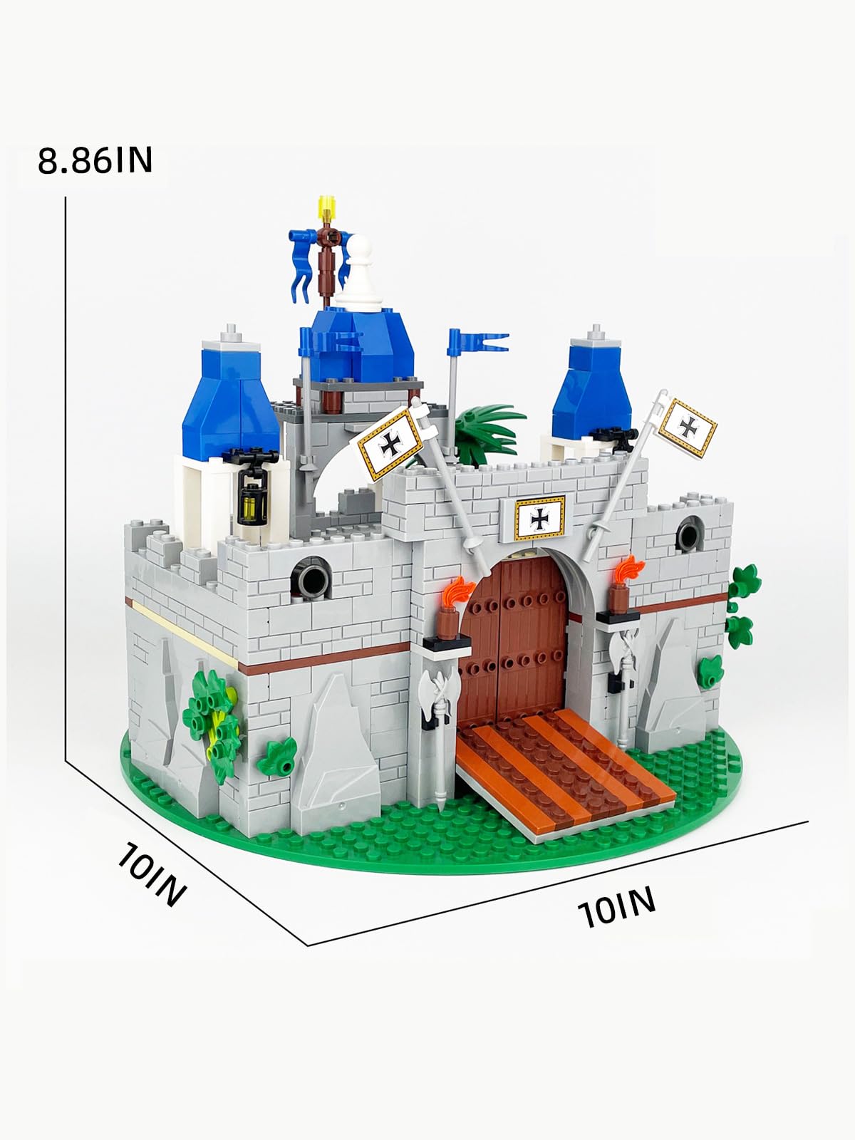 Piegricdiat finished castle display piece adds historical charm to rooms.