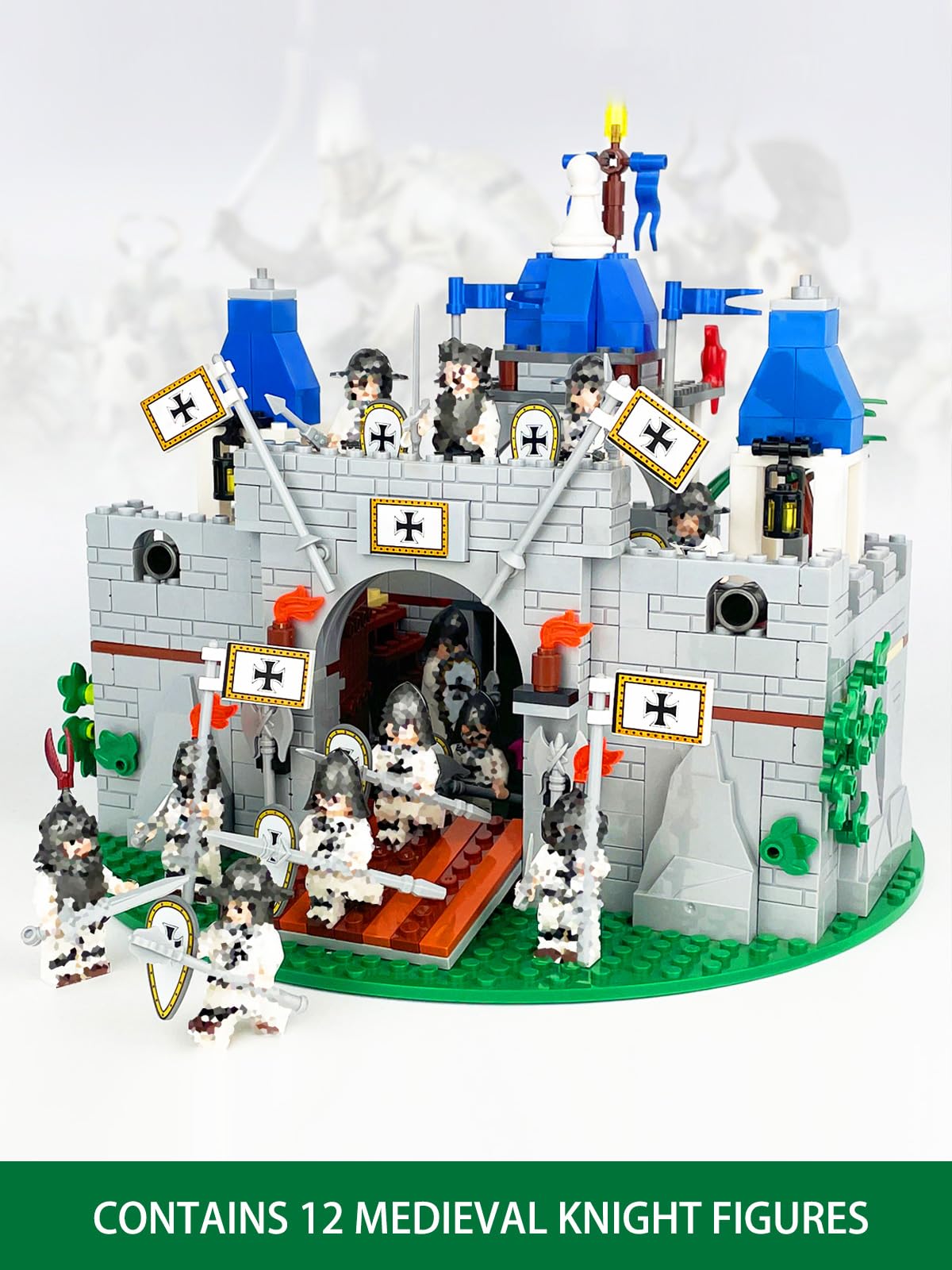 Piegricdiat twelve knights figures included enhance storytelling and creative role-play.