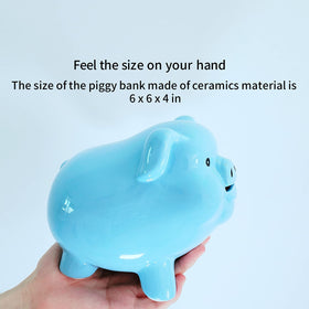 PIG WORLD coin bank image highlighting gift value for friends and family.