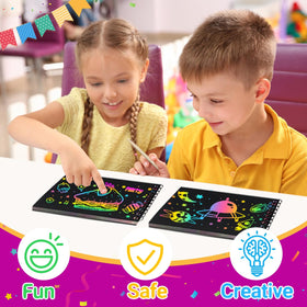 Pigipigi Kids classroom scratch art activity inspires group creativity