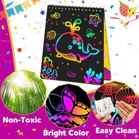 Pigipigi Kids gift box scratch art set as an appealing present