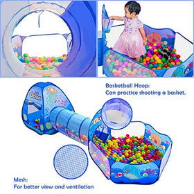 Soft fabric and breathable mesh for safe, cozy play sessions