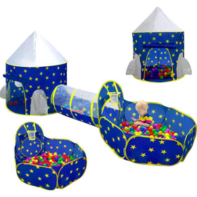 PigPigPen Space World ball pit encourages safe, imaginative play for toddlers