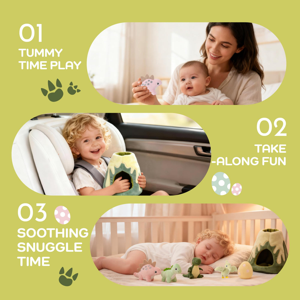 PIIKAGO Montessori-inspired design supports fine motor skills and problem-solving during push-and-hide fun.