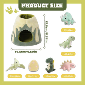 PIIKAGO My Little Volcano dual openings invite peek-and-find play and easy access.