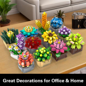 PIKARO artificial plant kit suited for desks, shelves, and tables