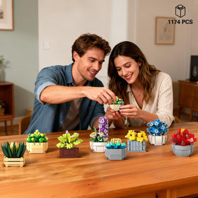 PIKARO botanical collection building block toy inspires creative DIY display