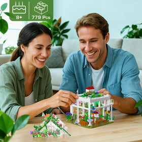 PIKARO Miniature orchids roses butterflies create nature inspired charm.