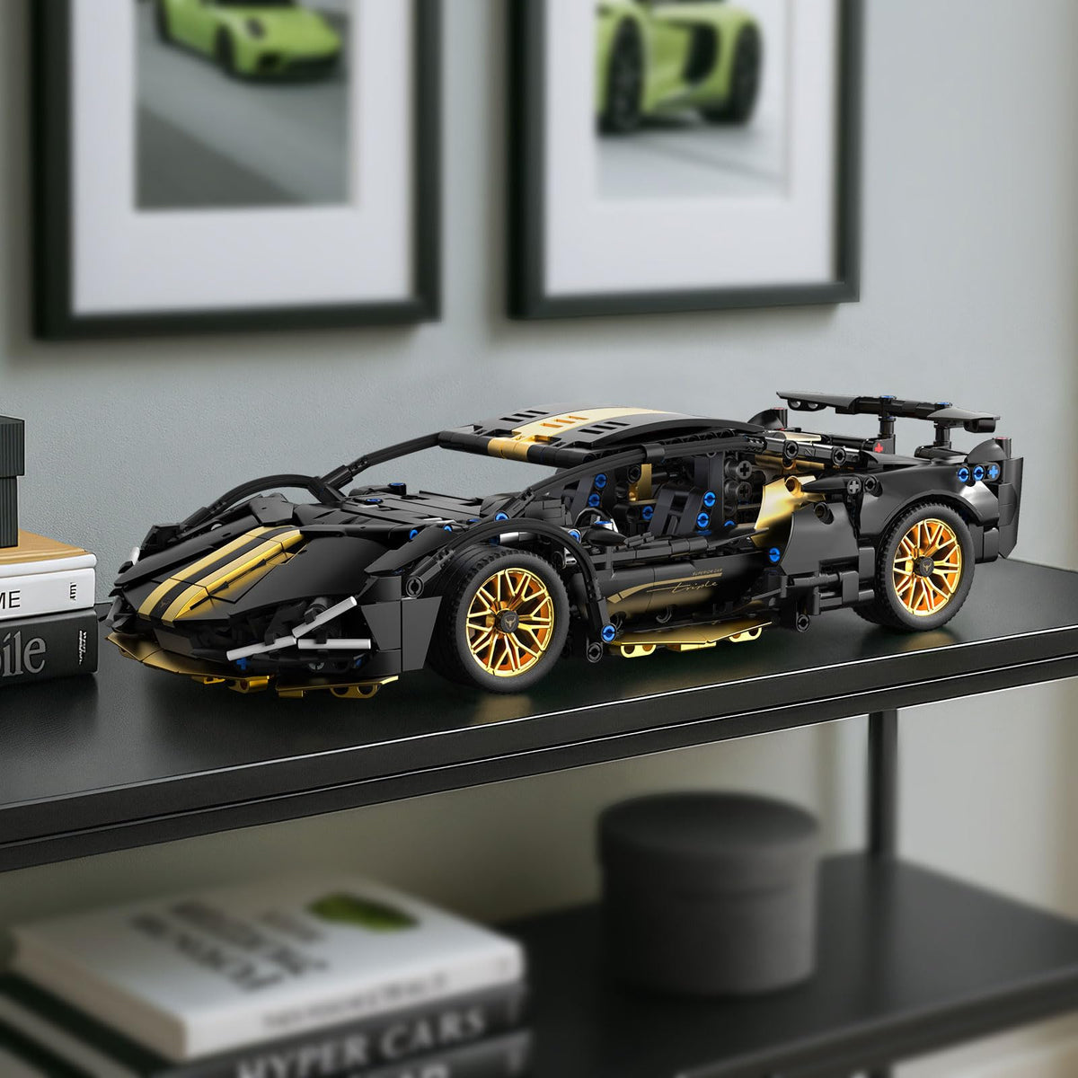 PIKARO display-ready model car on shelf for collectors.