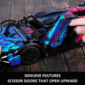 PIKARO race car interior detail enhances immersive building.
