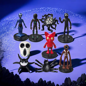 Bright, collectible figures ideal for holiday party visuals.