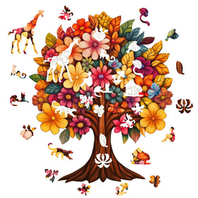 Pikoqunc wooden puzzle assembly builds patience and fine motor skills.