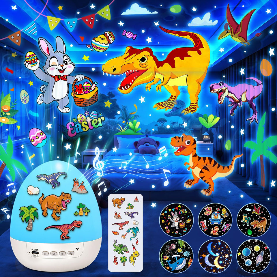 PIKOY dinosaur egg light shown as a cozy nursery night glow for bedtime