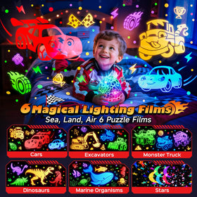 PIKOY Dinosaurs projection brings friendly prehistoric scenes to walls