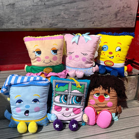 Pillow People PJ Sandman soft fabric closeup emphasizes plush comfort and durability.