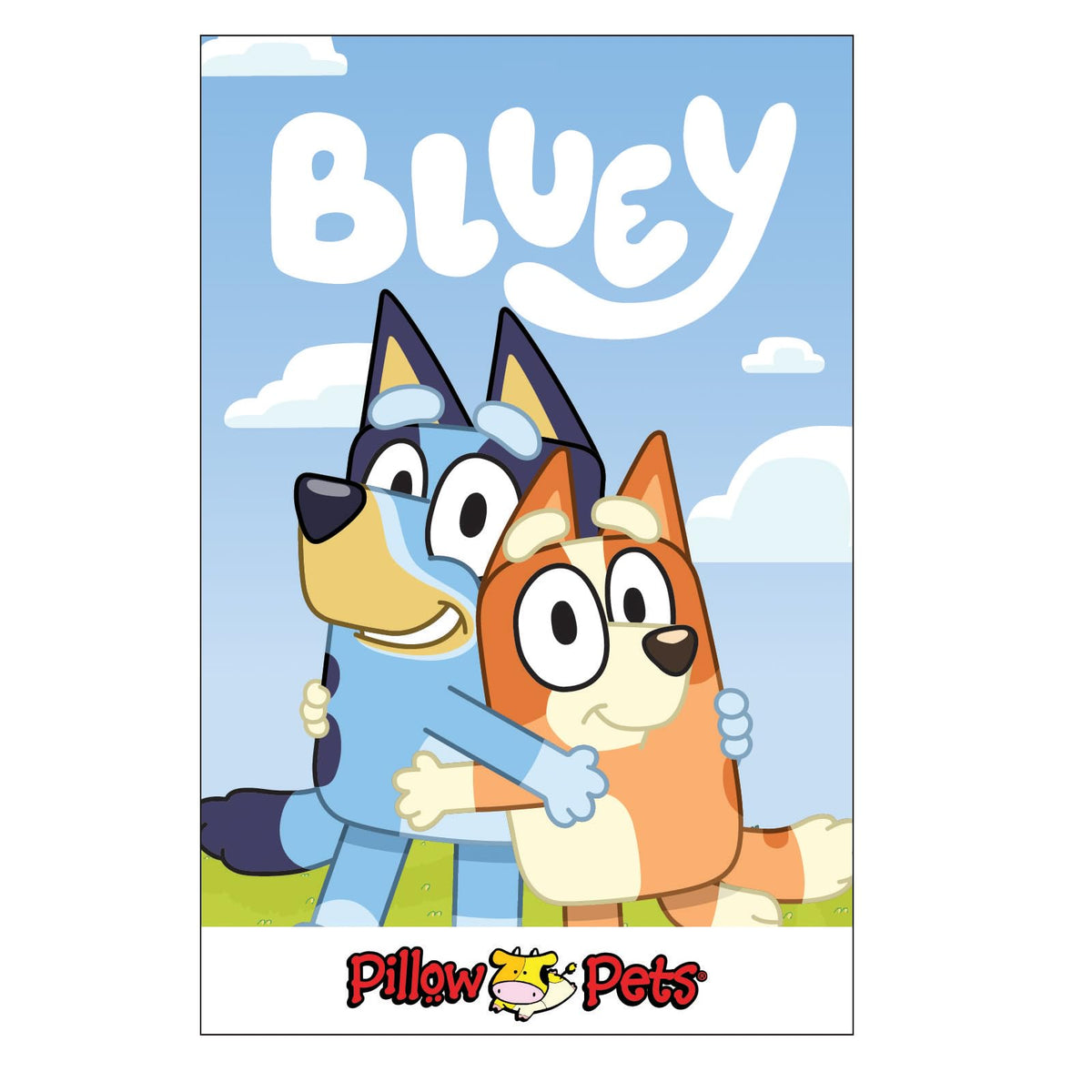 Bingo plush adds cheerful nursery decor for kids' rooms.