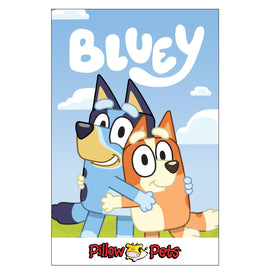 Bingo plush adds cheerful nursery decor for kids' rooms.